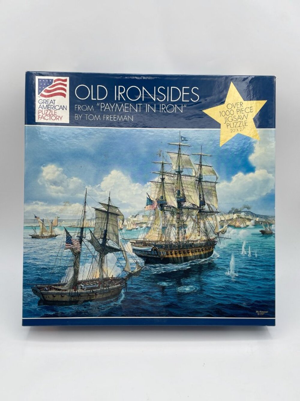 Great American Puzzle Factory Old Ironsides Payment In Iron 1000 Pcs Mint